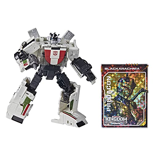 Transformers Generations War for Cybertron: Kingdom Deluxe WFC-K24 Wheeljack-Figura de acción (14 cm, a Partir de 8 años) (Hasbro F0678)