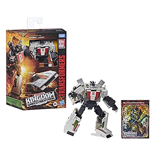 Transformers Generations War for Cybertron: Kingdom Deluxe WFC-K24 Wheeljack-Figura de acción (14 cm, a Partir de 8 años) (Hasbro F0678)