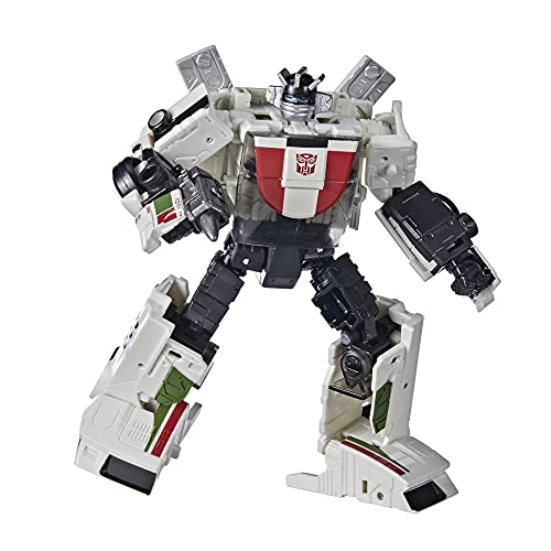 Transformers Generations War for Cybertron: Kingdom Deluxe WFC-K24 Wheeljack-Figura de acción (14 cm, a Partir de 8 años) (Hasbro F0678)