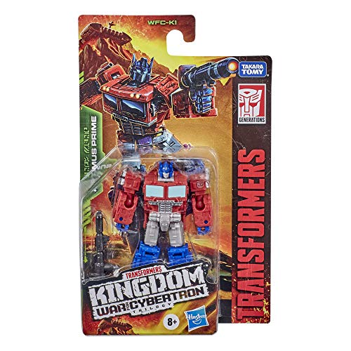 Transformers Juguetes Figura de acción WFC-K1 Optimus Prime de Generations War for Cybertron: Kingdom Core Class de 8,5 cm, a Partir de 8 años