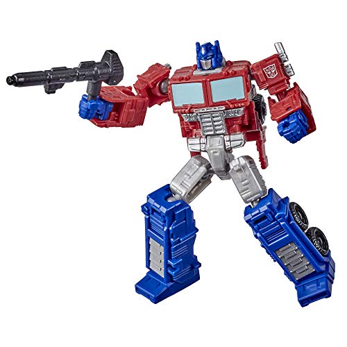 Transformers Juguetes Figura de acción WFC-K1 Optimus Prime de Generations War for Cybertron: Kingdom Core Class de 8,5 cm, a Partir de 8 años