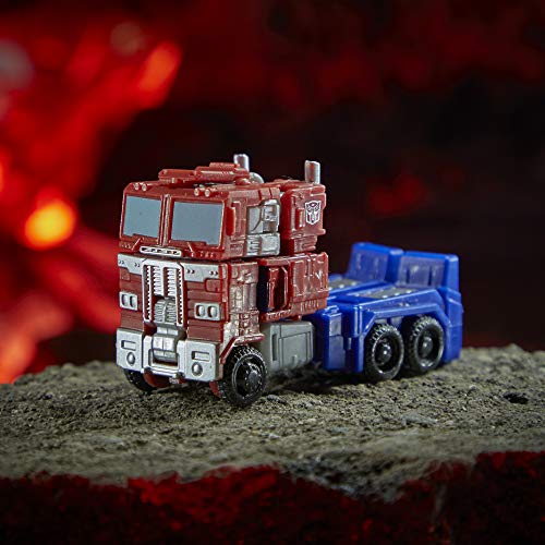 Transformers Juguetes Figura de acción WFC-K1 Optimus Prime de Generations War for Cybertron: Kingdom Core Class de 8,5 cm, a Partir de 8 años