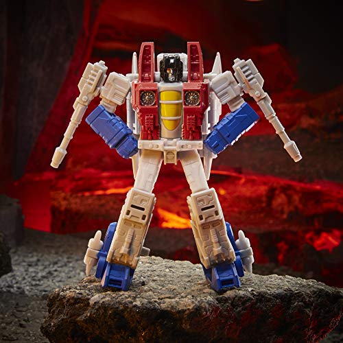 Transformers Juguetes Figura de acción WFC-K12 Starscream de Generations War for Cybertron: Kingdom Core Class, a Partir de 8 años, 8,5 cm