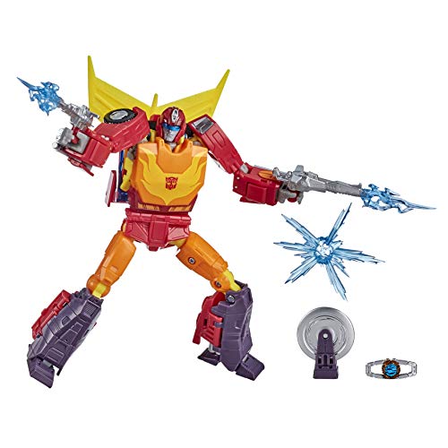 Transformers Juguetes Studio Series 86 - Figura de Autobot Hot Rod Clase Viajero 1986 película - 16,5 cm - Edad: 8+