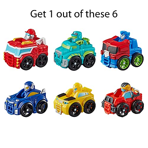 Transformers Playskool Heroes Rescue Bots Academy Mini BOT Flitzer Juguete Cochecito/Robot de 5 cm para niños a Partir de 3 años