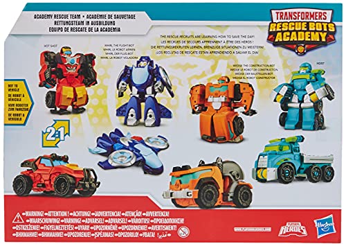 TRANSFORMERS Rescue Bots E5099EU4 Equipo de Rescate de Playskool Heroes Academy,