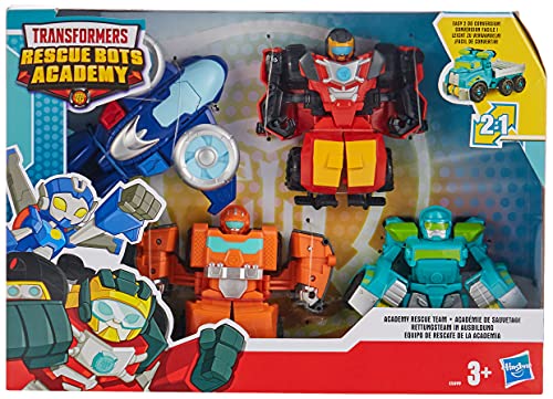 TRANSFORMERS Rescue Bots E5099EU4 Equipo de Rescate de Playskool Heroes Academy,