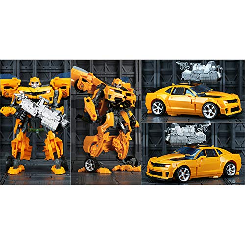 Transformers Robot Puede Cambiar De Forma Modelo De Coche Figuras De Acción Juguetes De Anime Optimus Prime Bumblebee,Yellow