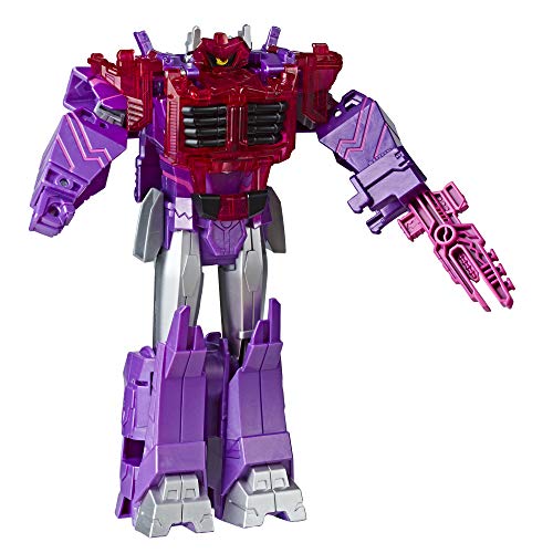 Transformers Toys Cyberverse Ultimate Class Shockwave Figura de acción, combina con Energon Armour para encenderse, para niños de 6 años en adelante, 9 Pulgadas