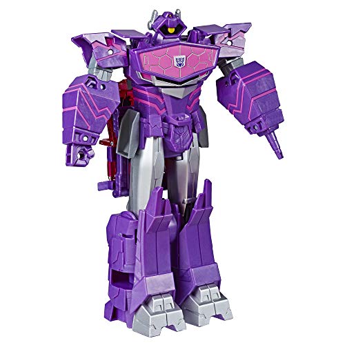 Transformers Toys Cyberverse Ultimate Class Shockwave Figura de acción, combina con Energon Armour para encenderse, para niños de 6 años en adelante, 9 Pulgadas