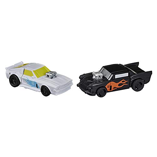 Transformers Toys Generations War for Cybertron: Earthrise Micromaster WFC-E3 Hot Rod Patrol - Paquete de 2 Unidades para niños de 8 años en adelante, 3,8 cm