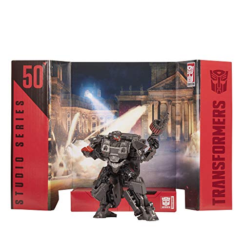 Transformers Toys Studio Series 50 Deluxe The Last Knight Movie WWII Autobot Hot Rod Action Figure - Ages 8 & Up, 4.5"