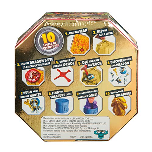 Treasure X 41507 Dragons Gold-Hunters -Juego de Mesa [Texto en inglés] Paquete Individual, los Estilos Pueden Variar