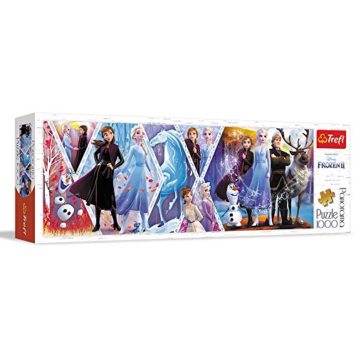 Trefl- Die Eiskönigin II, Disney Frozen 2 1000 Teile, Panorama, Premium Quality, für Erwachsene und Kinder AB 12 Jahren Puzzle, Color Coloreado (29048)