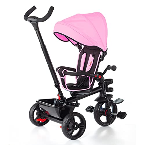 Triciclo Infantil Evolutivo Urban Trike City Plegable Molto (Rosa)