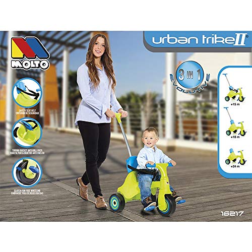 Triciclo Infantil Molto Urban Trike II City 3 en 1