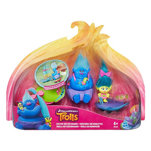 TROLLS - Kit Monopatín (Hasbro B6558EU4) , Modelos/Colores Surtidos, 1 Unidad