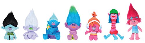 TROLLS - Peluche DJ Suki 35cm, Pelo Naranja - Calidad Super Soft