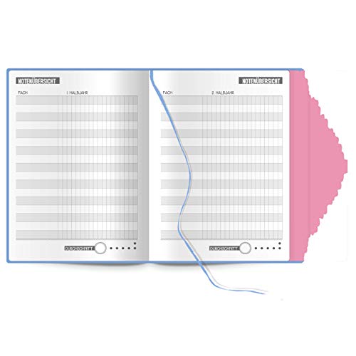 Trötsch - Agenda escolar con tapa Flower 2020/2021: planificador escolar, cuaderno de deberes, temporizador, agenda