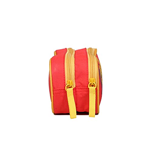 Trousse scolaire 2 compartiments Le Roi Lion Disney Rouge Bagtrotter