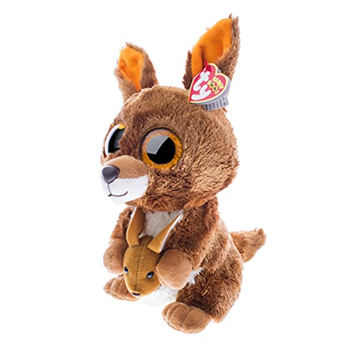 TY- Beanie Boo's Kipper, canguro, Color marrón, 23 cm (United Labels Ibérica 37160TY) , color/modelo surtido