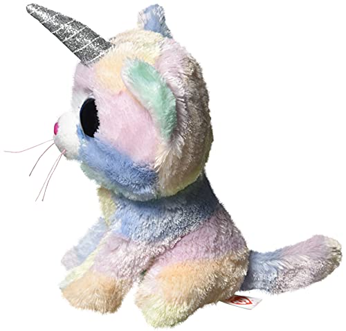 Ty TY36250 Beanie Boo's Heather el gato unicornio 15 cm