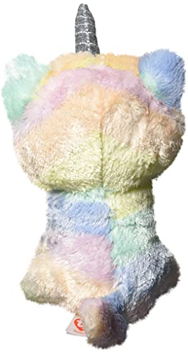 Ty TY36250 Beanie Boo's Heather el gato unicornio 15 cm