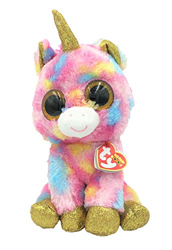 TY - Unicornio de peluche, 23 cm, color rosa (37041TY) , color/modelo surtido