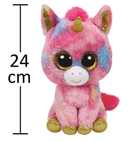 TY - Unicornio de peluche, 23 cm, color rosa (37041TY) , color/modelo surtido