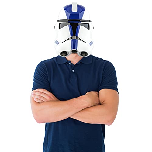 T.Y.G.F Casco mandaloriano, máscara de PVC de Cara Completa, Casco Electrónico Star Wars The Black Series Boba Fett, Casco de Halloween Películas Cosplay Sombrero para Disfraces de Fiesta