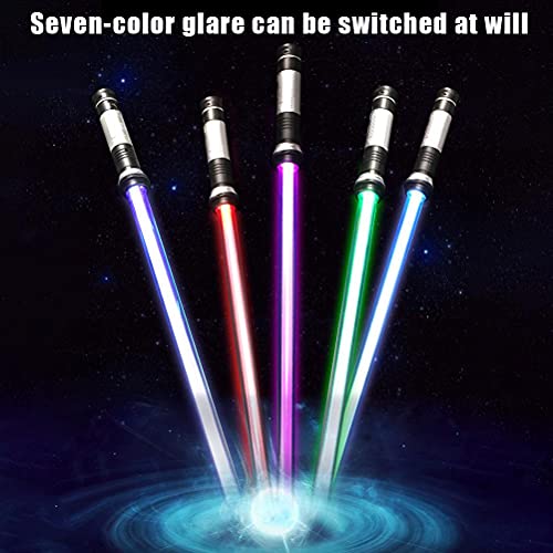 TYTOGE Light Sabres para niños Star Wars, Espada láser 2 en 1 telescópica y Plegable, Espada de Sable de luz con luz LED con Juguetes de Efectos de Sonido, Navidad, cumpleaños, Halloween