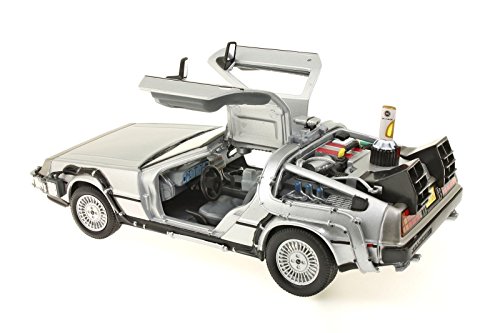 Unbekannt Welly - Maqueta del Delorean de Regreso al Futuro II (Escala: 1/24, Metal)