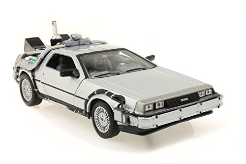 Unbekannt Welly - Maqueta del Delorean de Regreso al Futuro II (Escala: 1/24, Metal)