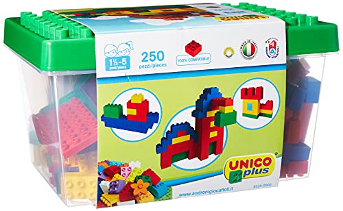 Unico Plus 8525 - Caja con bloques de construcción (250 piezas)