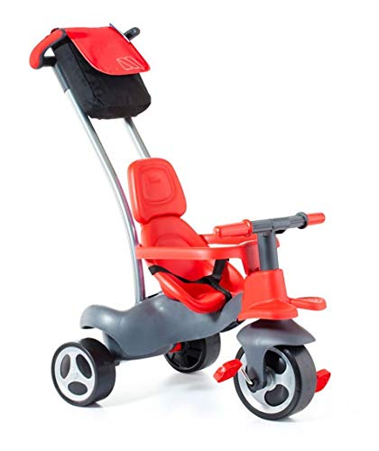 Urban Trike Soft Control Triciclo para Niños con 5 Formas de Ensamblar (Rojo)