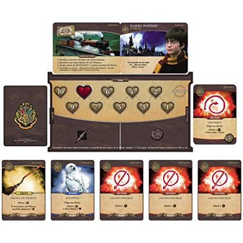 Usaopoly- Harry Potter Hogwarts Battle - Español, Multicolor, Talla Única (USHB01ES)