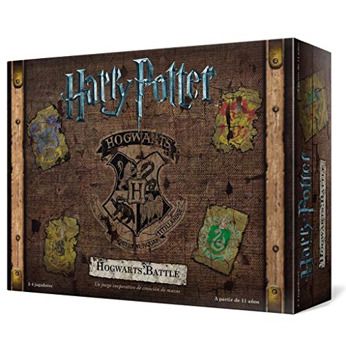 Usaopoly- Harry Potter Hogwarts Battle - Español, Multicolor, Talla Única (USHB01ES)