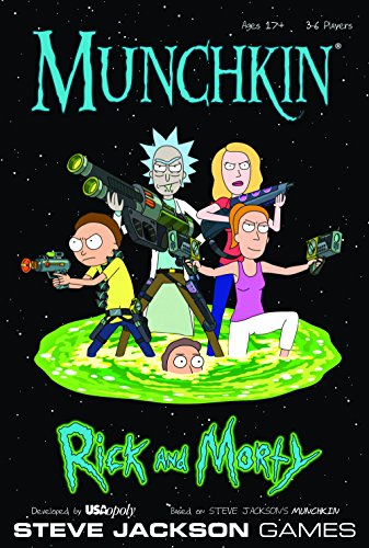 USAopoly- Munchkin: Rick y Morty, colores variados, talla única (MU085-434) , color/modelo surtido