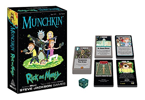 USAopoly- Munchkin: Rick y Morty, colores variados, talla única (MU085-434) , color/modelo surtido