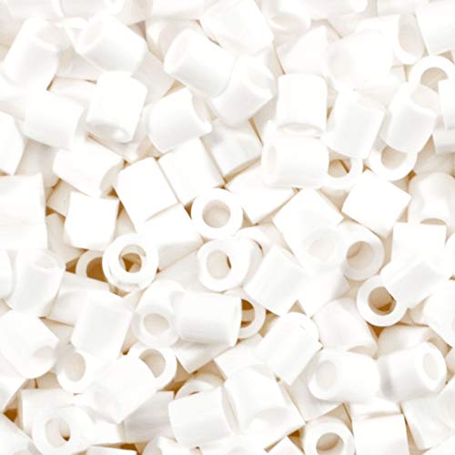 Vaessen Creative Perlas Fusibles, Plastic, Blanco (White), 5mm