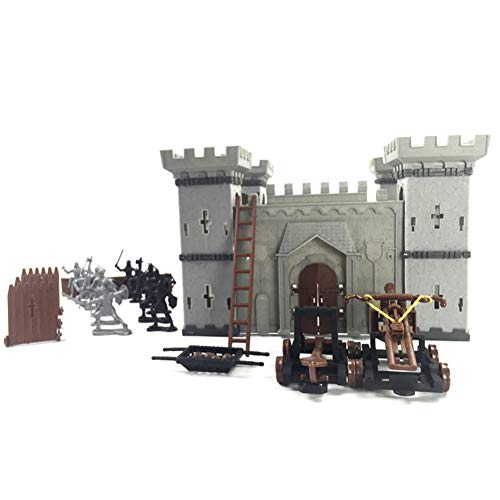 vap26 Modelo de construcción Accesorio Playset Regalos Juego de Caballeros educativos Juego de Juguetes de Castillo