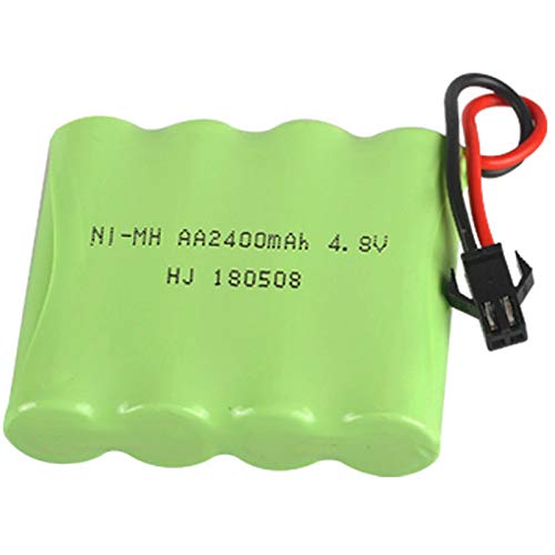 Varadyle 4.8V 2400MAh Ni-MH BateríA Grupo RC Juguete IluminacióN EléCtrica AA 4.8 V 2400 BateríA para RC Toys