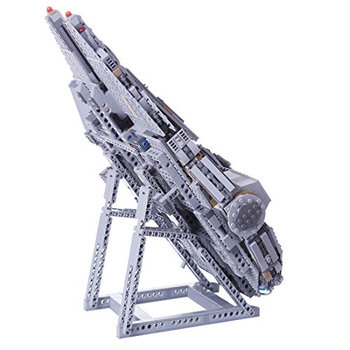 VenGo Display Stand Soporte para Star Wars Millenium Falcon, Compatible con Lego Halcón Milenario 75192/75257/75105