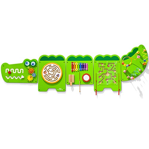 VIGAtoys- Viga Toys - Juego de Pared, diseño de cocodrilo (50346)