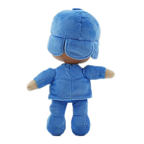 ViperIMR Pocoyo Juguete De Felpa 4 Piezas Set Pocoyo Pato Elly Y Luna Peluches Suave Muñeca Regalo para Niños Niñas Y Fanáticos