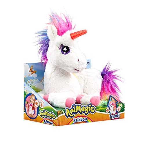 Vivid Rainbow, Mi Unicornio Mágico. Animagic. Acaríciale y su Cuerno se iluminará, Color Blanco (Goliath Games 256301)