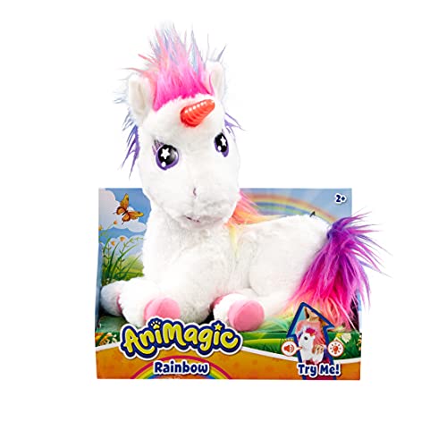 Vivid Rainbow, Mi Unicornio Mágico. Animagic. Acaríciale y su Cuerno se iluminará, Color Blanco (Goliath Games 256301)