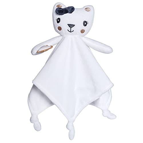 Viviland Manta para bebé con peluche para recién nacidos, manta para muñecas de bebé recién nacido, toallas de chupete y patucos