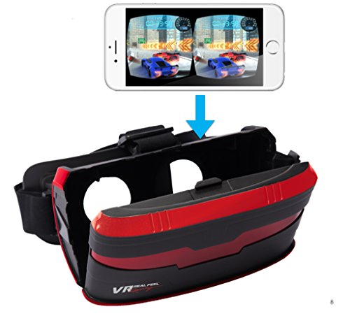 VR Entertainment- VR Volante Bluetooth y Gafas de Realidad Virtual para iOS iPhone y Android (49400)