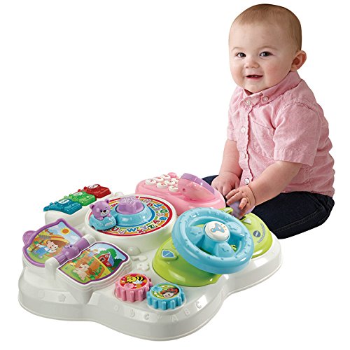 VTech 181565 Ma Table Actividad Bilingüe, Color Rosa